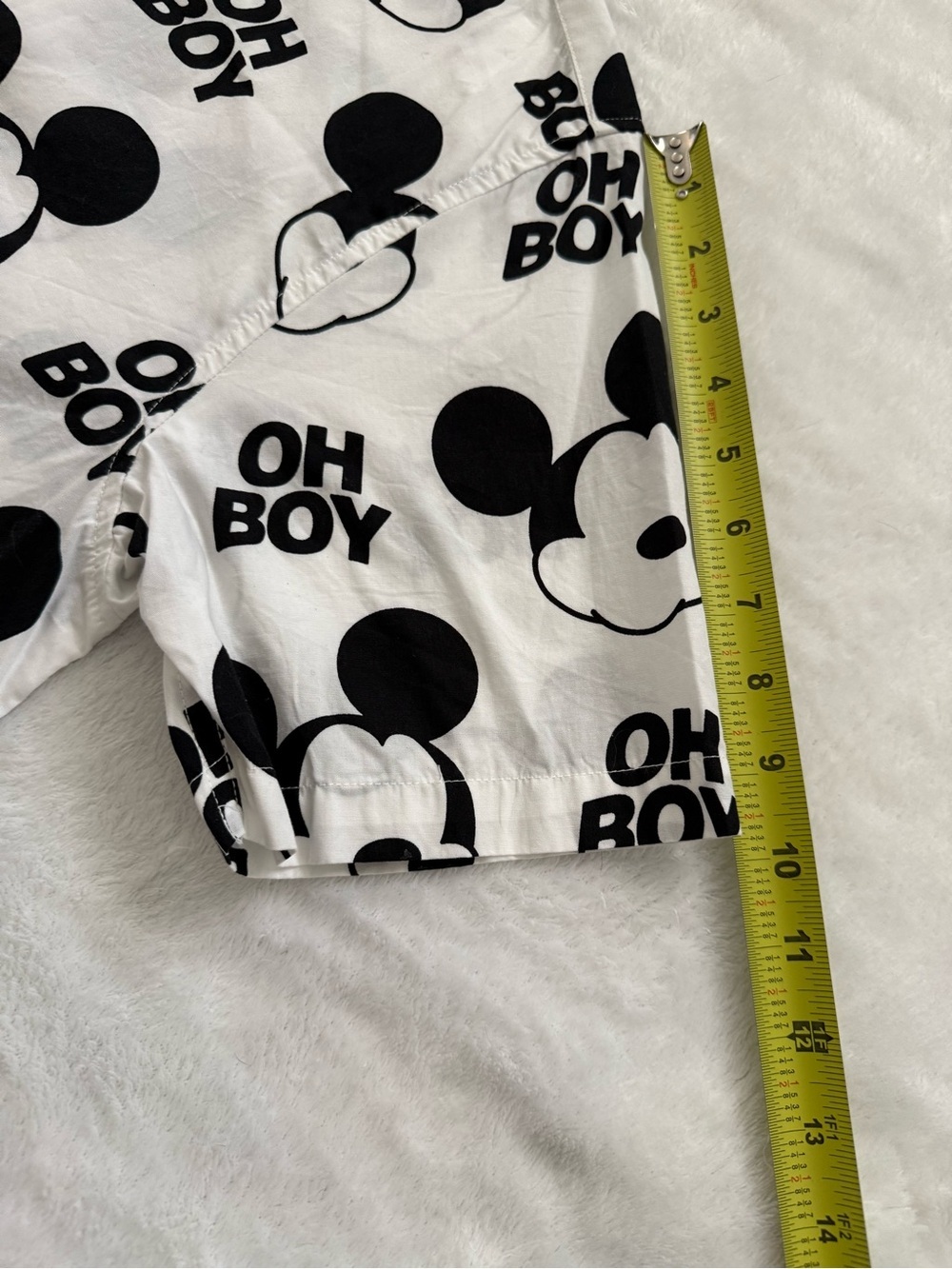 Disney x Neff Mickey Mouse Oh Boy Button-Up Shirt Men’s M - Picture 8 of 8